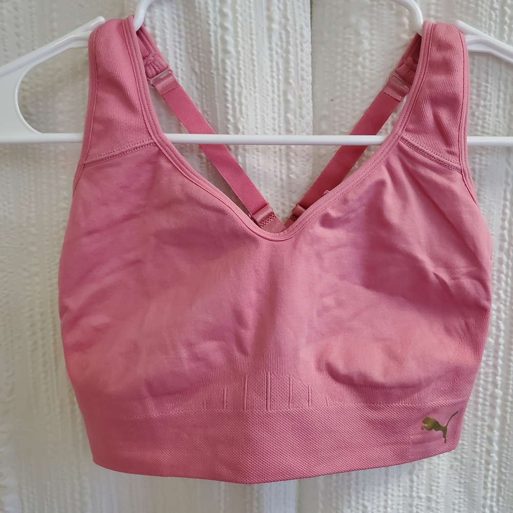 Puma Pink Sports Bra XL